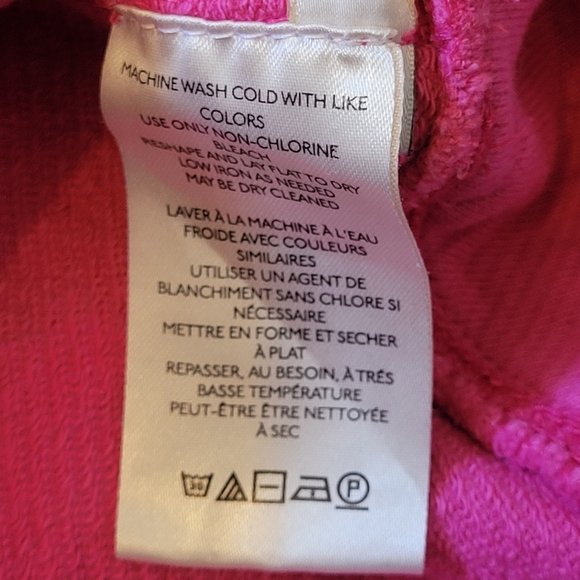 Pilcro by Anthropologie Spliced Henley Longsleeve Neon Pink Glow Top, Size M - Picture 9 of 15